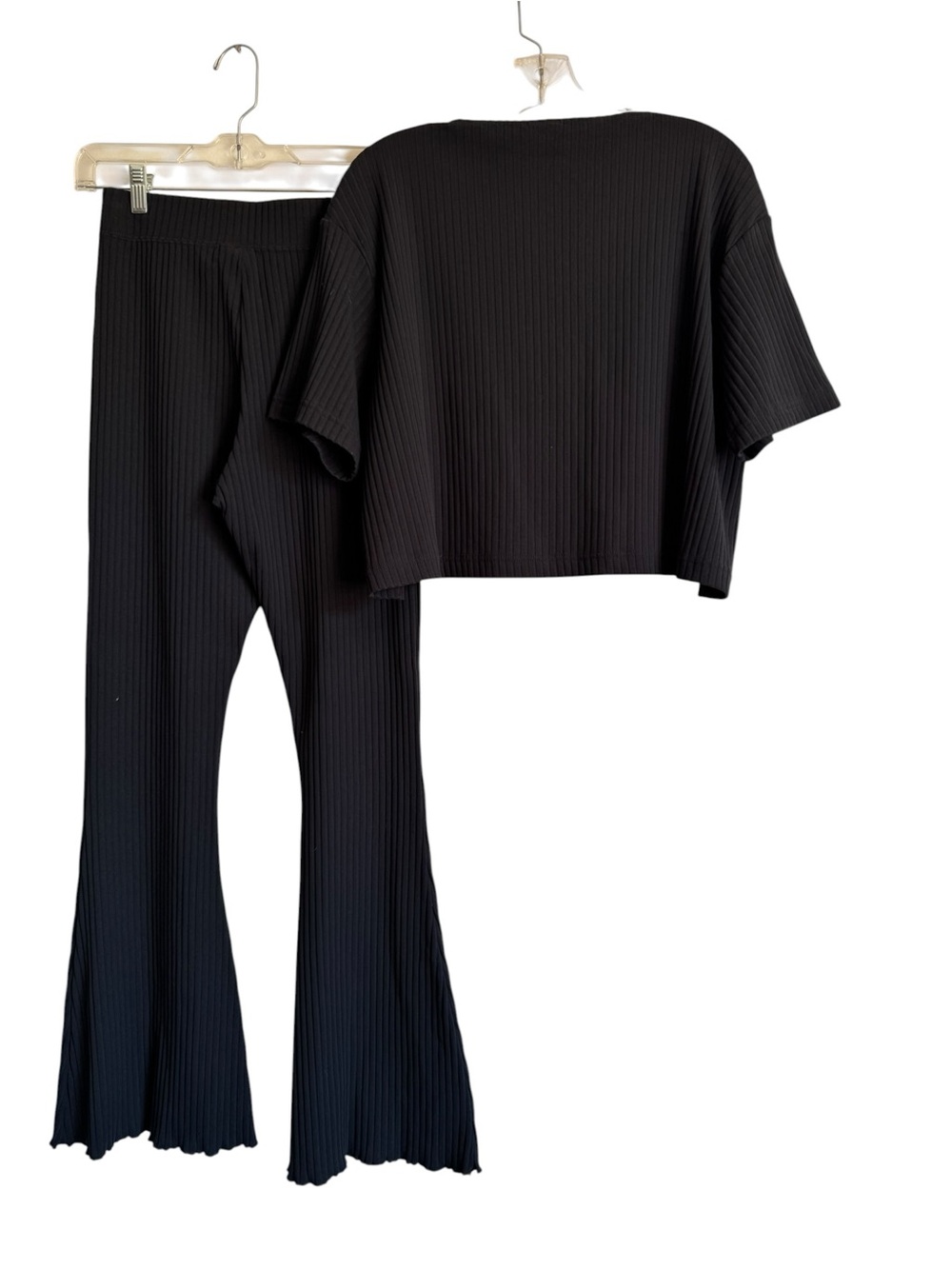 Nike Sportswear High Waisted Ribbed Jersey Pants & Top Set DV7868 DV7870 Small - Picture 3 of 13